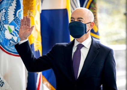DHS Secretary Alejandro Mayorkas Arrival Ceremony (50914713516)