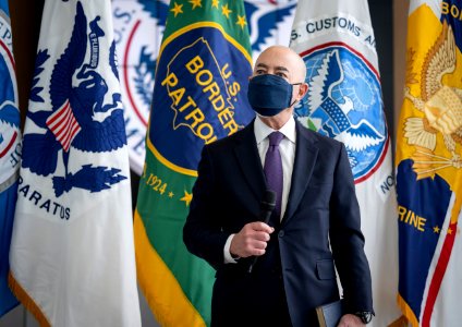 DHS Secretary Alejandro Mayorkas Arrival Ceremony (50914839812)
