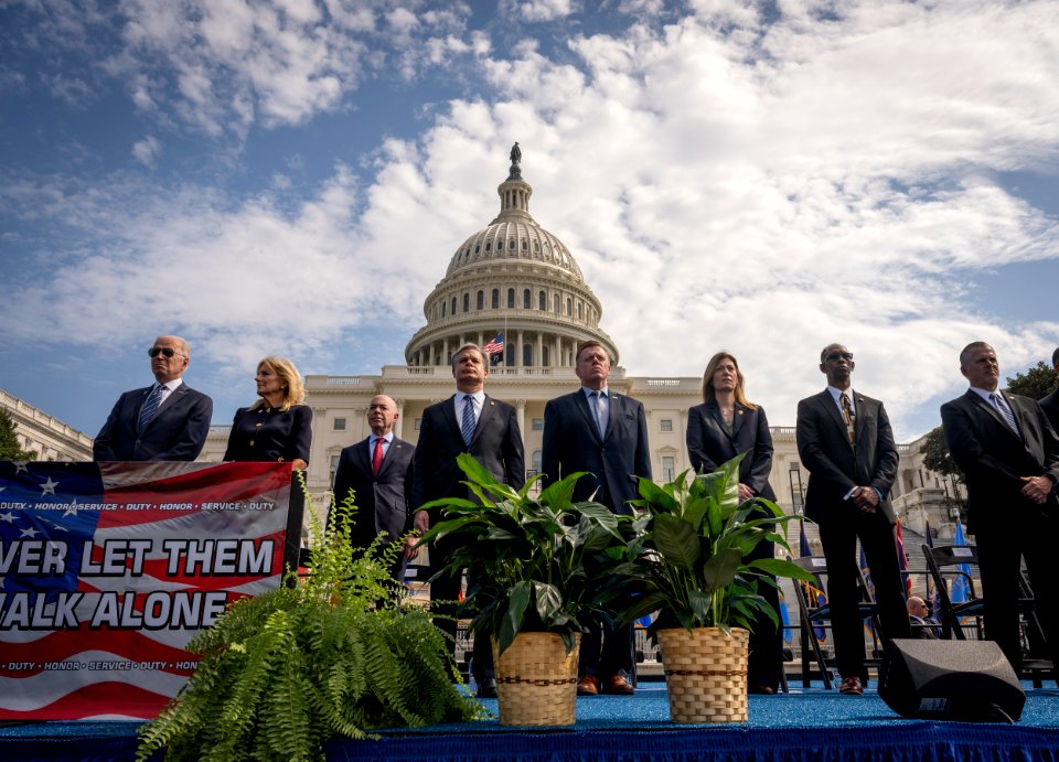 DHS Secretary Alejandro Mayorkas Attends National Police Officers' Memorial Service (51602158277)