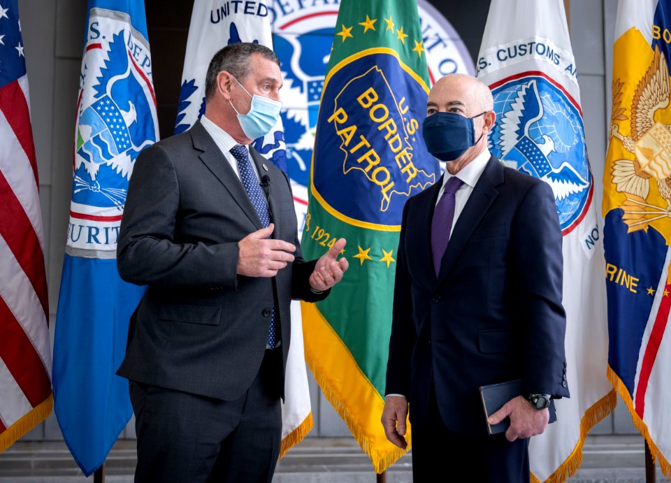 DHS Secretary Alejandro Mayorkas Arrival Ceremony (50914027428)