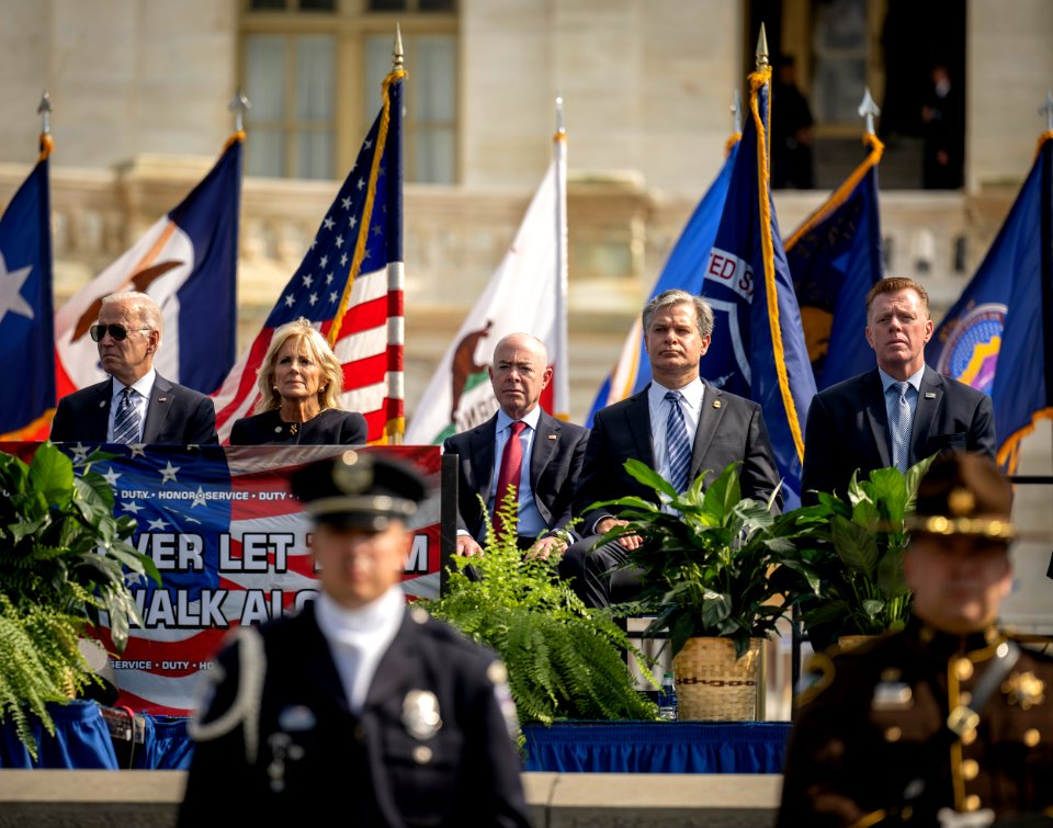 DHS Secretary Alejandro Mayorkas Attends National Police Officers' Memorial Service (51602979861)