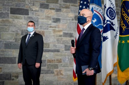 DHS Secretary Alejandro Mayorkas Arrival Ceremony (50914712946)