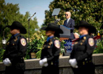 DHS Secretary Alejandro Mayorkas Attends National Police Officers' Memorial Service (51603195828) photo