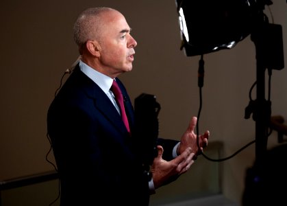 DHS Secretary Alejandro Mayorkas Interview with CNN (50914860007) photo