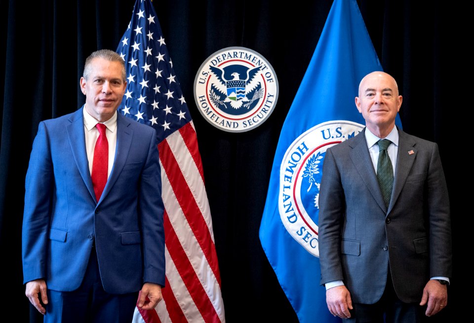 DHS Secretary Alejandro Mayorkas Meets With Israeli Ambassador 01
