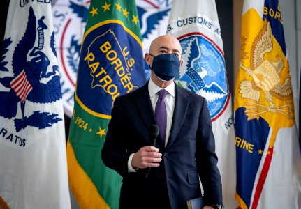 DHS Secretary Alejandro Mayorkas Arrival Ceremony (50914025048)