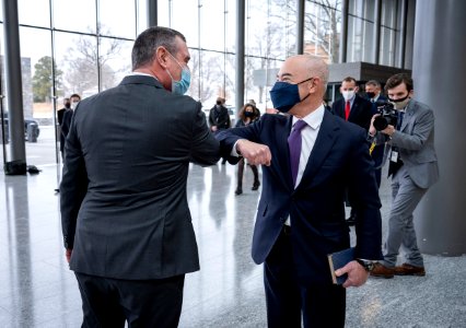 DHS Secretary Alejandro Mayorkas Arrival Ceremony (50914027683)