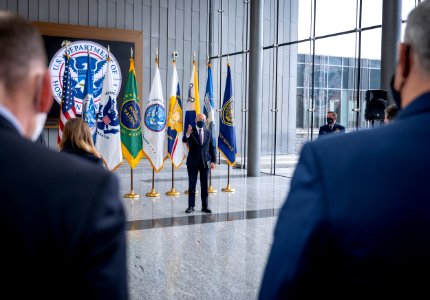 DHS Secretary Alejandro Mayorkas Arrival Ceremony (50914714356)