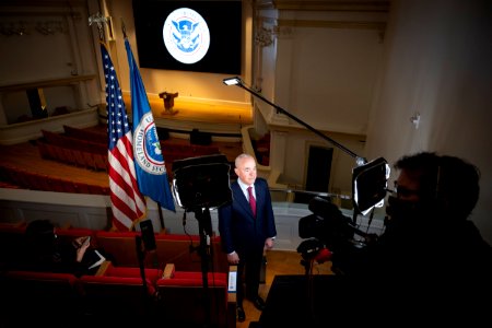DHS Secretary Alejandro Mayorkas Interview with CNN (50914045708) photo