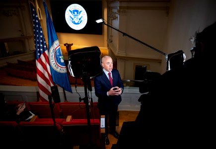DHS Secretary Alejandro Mayorkas Interview with CNN (50914860597) photo