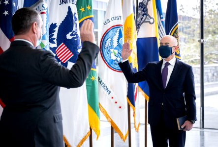 DHS Secretary Alejandro Mayorkas Arrival Ceremony (50914841657)