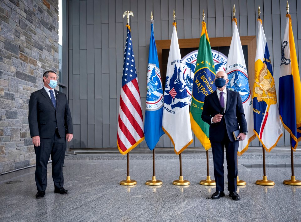 DHS Secretary Alejandro Mayorkas Arrival Ceremony (50914841552)