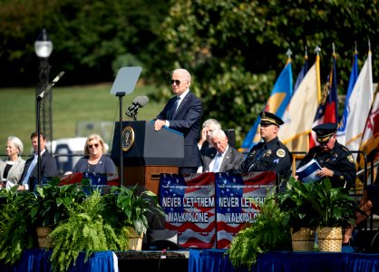 DHS Secretary Alejandro Mayorkas Attends National Police Officers' Memorial Service (51602978931) photo