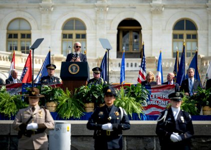 DHS Secretary Alejandro Mayorkas Attends National Police Officers' Memorial Service (51603195613)