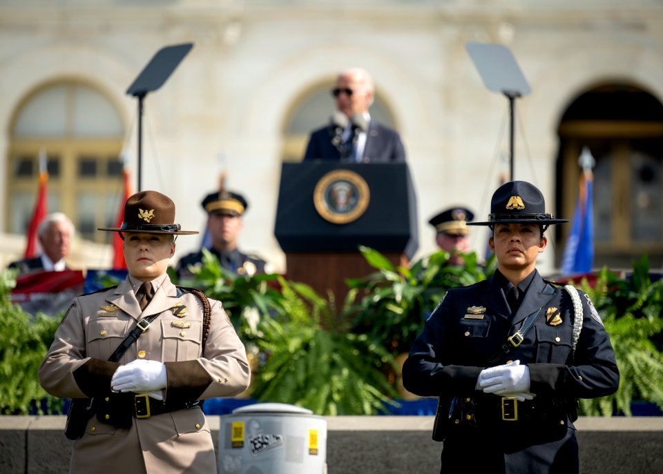 DHS Secretary Alejandro Mayorkas Attends National Police Officers' Memorial Service (51603862240) photo