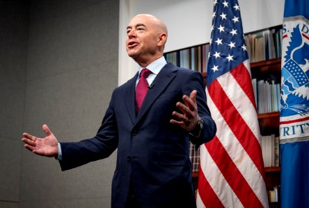 DHS Secretary Alejandro Mayorkas Records an Employee Message (50914054253)