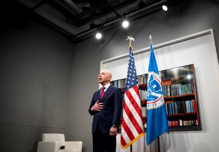 DHS Secretary Alejandro Mayorkas Records an Employee Message (50914741531)