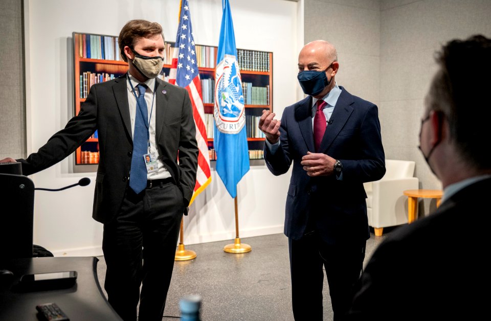 DHS Secretary Alejandro Mayorkas Records an Employee Message (50914868447)