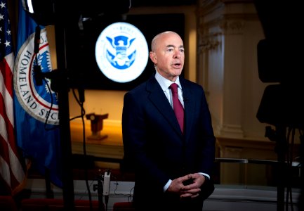 DHS Secretary Alejandro Mayorkas Interview with CNN (50914045488) photo