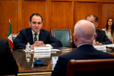 DHS Secretary Alejandro Mayorkas Meets with Arturo Herrera Gutierrez