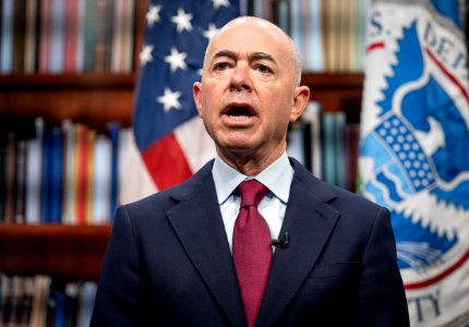 DHS Secretary Alejandro Mayorkas Records an Employee Message (50914053238)