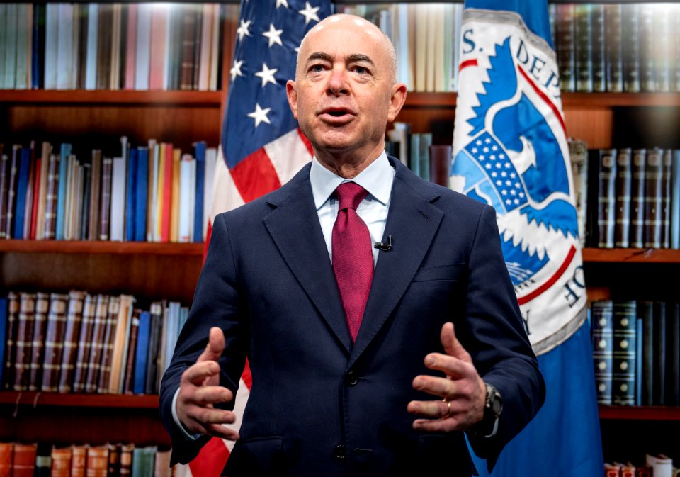 DHS Secretary Alejandro Mayorkas Records an Employee Message (50914054818)