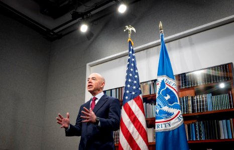 DHS Secretary Alejandro Mayorkas Records an Employee Message (50914741806)