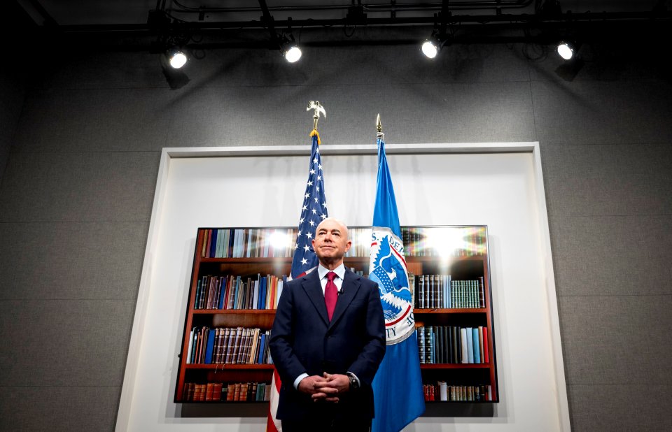 DHS Secretary Alejandro Mayorkas Records an Employee Message (50914741896)