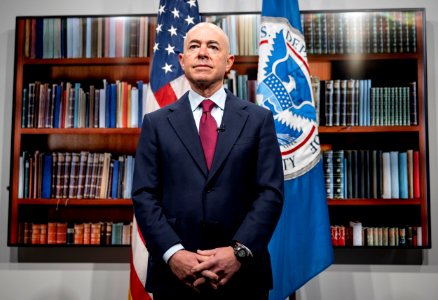 DHS Secretary Alejandro Mayorkas Records an Employee Message (50914869347)