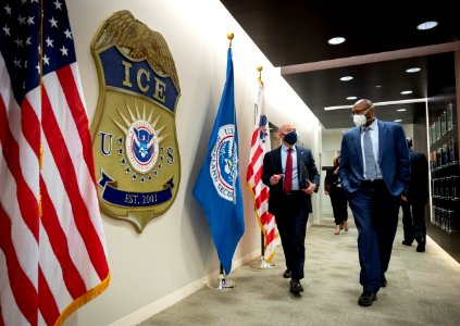 DHS Secretary Mayorkas Press Conference on Counterfeit N95 Masks (50956288462)