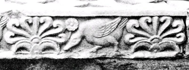 Diamond throne frieze detail