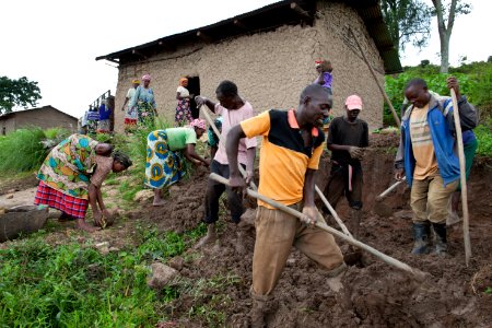Dialogue Club Building Project (Rwanda FrontLines, January 2013)