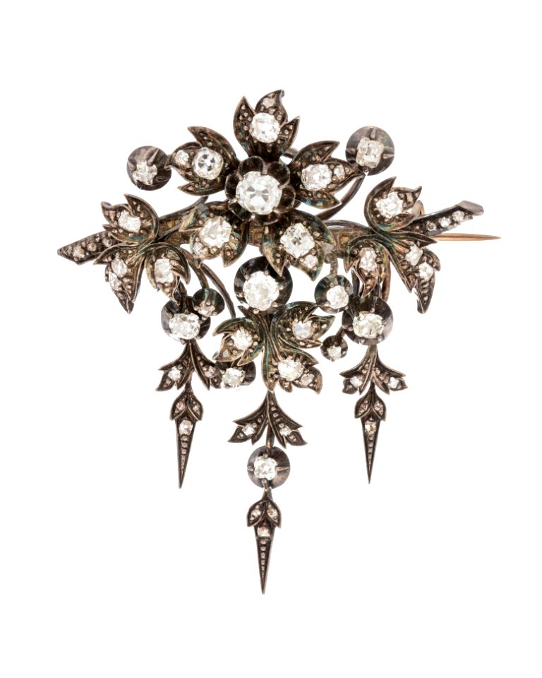 Diamantbrosch, 1865 - Hallwylska museet - 109737