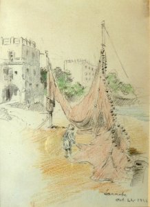 Dibujo original, Larache, 24.10.1924