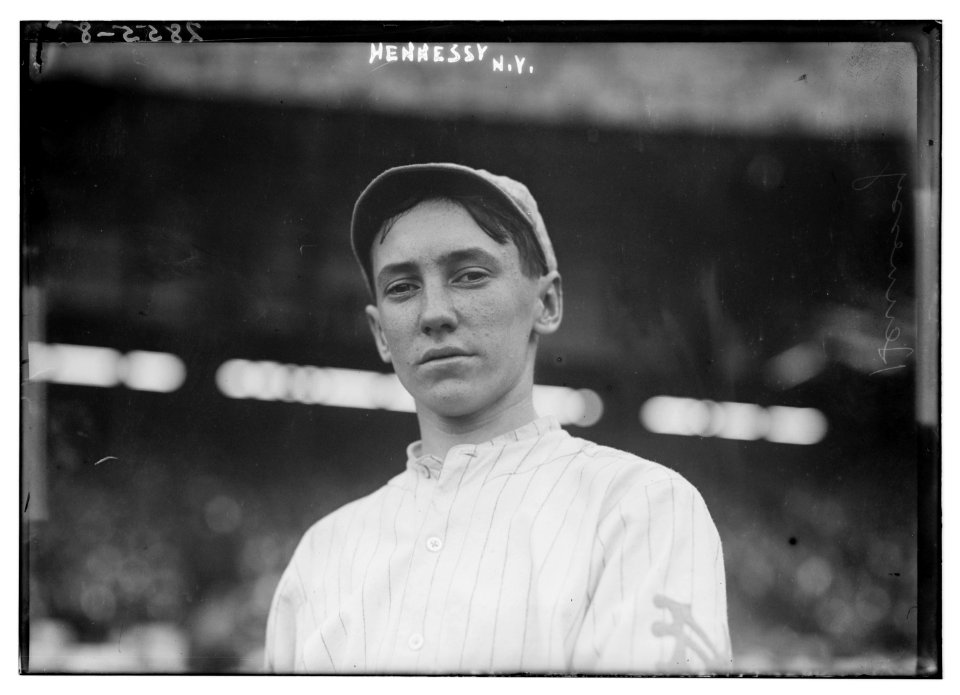 Dick Hennessy, New York Giants batboy and mascot, at the Polo Grounds, New York (baseball) LCCN2014694456