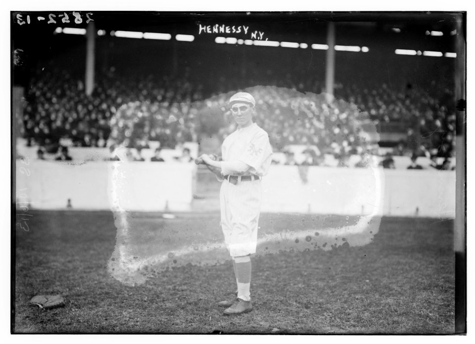 Dick Hennessy, New York Giants batboy and mascot, at the Polo Grounds, New York (baseball) LCCN2014694425