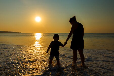Abendstimmung water by the sea
