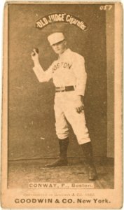 Dick Conway, Boston Beaneaters, baseball card portrait LCCN2007685744