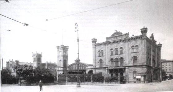 Die alten Bahnhoefe Leipzig um 1900
