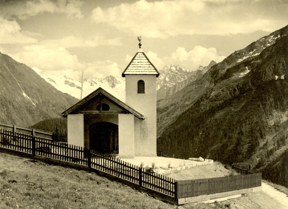 Die Barbarakapelle beim Magnesitbergwerk Tux