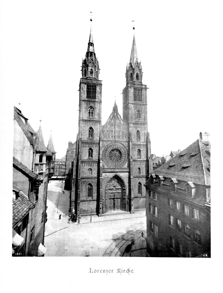 Die Baudenkmäler der Stadt Nürnberg 042 Lorenzer Kirche