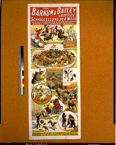 Die Barnum & Bailey groesste schaustellung der welt (...) Eine Herrliche Menagerie (...) LCCN97502388