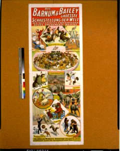 Die Barnum & Bailey groesste schaustellung der welt (...) Eine Herrliche Menagerie (...) LCCN97502388