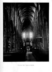 Die Baudenkmäler der Stadt Nürnberg 033 Inneres der Lorenzerkirche