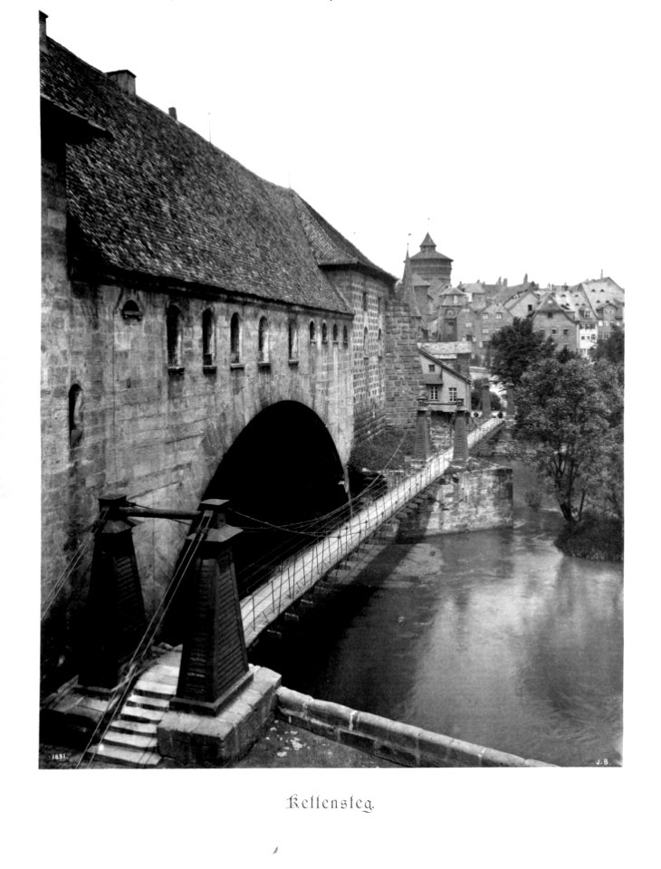 Die Baudenkmäler der Stadt Nürnberg 045 Kettensteg