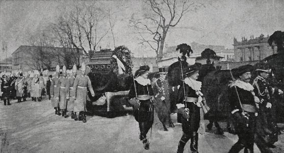 Die Beisetzung von Adolf von Menzel