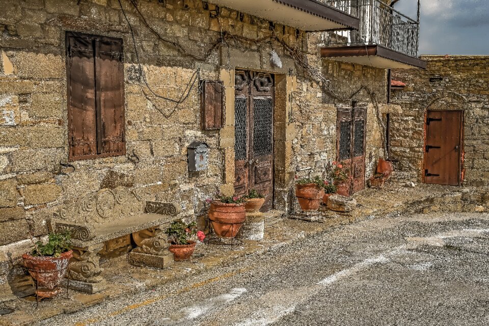 Old village street