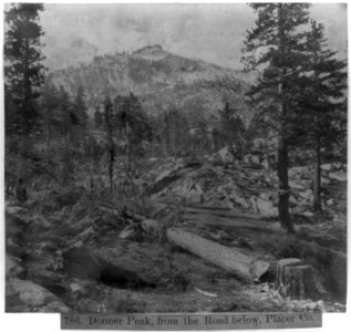 Donner Peak, from the road below, Placer County LCCN2002723809
