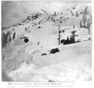 Donner Peak-from Dutch Flat and Donner Lake Wagon Road, Western Summit Sierra Nevada LCCN2002723108