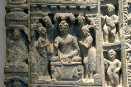 Door casing Life of the Buddha Guimet MG17435 n02
